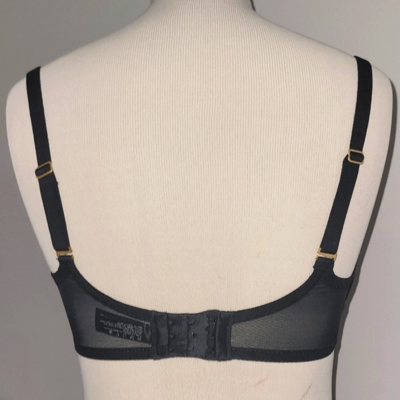 Natori Smooth Scroll Bra 30G black nwot - Picture 5 of 12